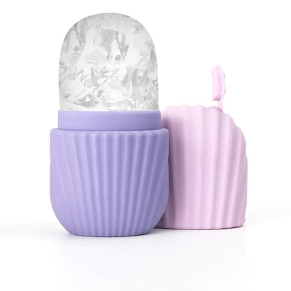 Silicone Face Ice Massage Tray