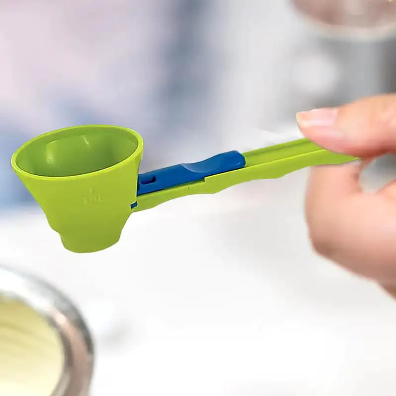 Professional No-Spill Measuring Spoon and Funnel